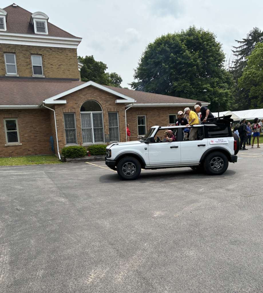 Sales Consultant, James Hagadorn driving at the International Boxing Hall of Fame Induction Weekend